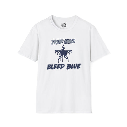 True Fans Bleed Blue (Football Shirt)