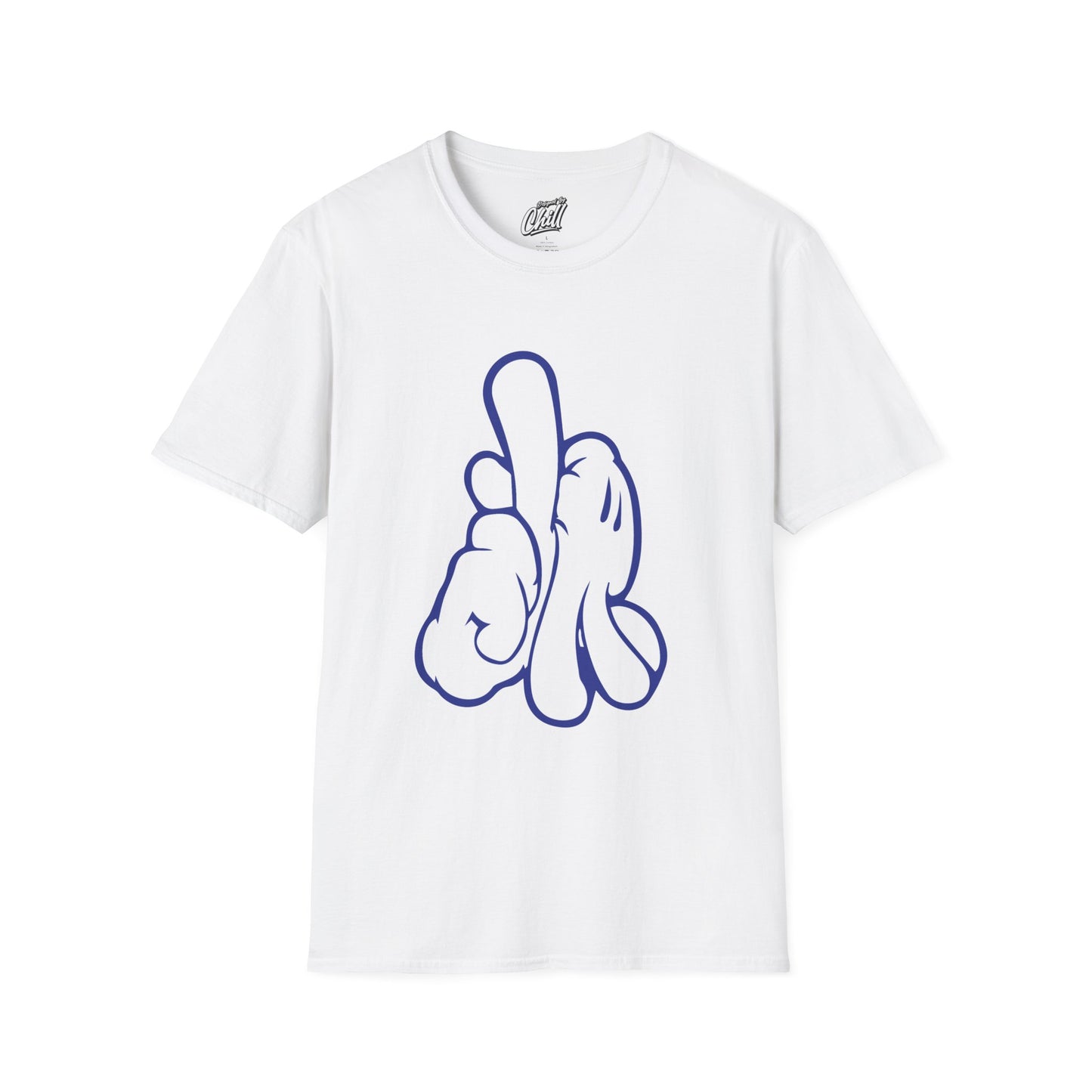 LA Dodgers Mickey Hands Baseball Fan Shirt Alt
